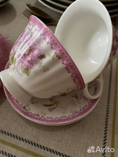 Чашка с блюдцем 2 шт