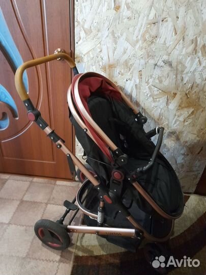 Мегаудобная Прогулочная коляска 3 в 1 luxmom