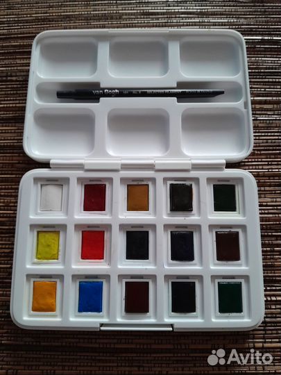 Акварельные краски Ван Гог 12+3