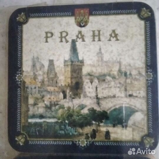 Подставки под чашки (Прага) 6 шт