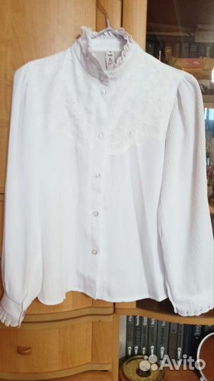 Блузка белая школьная