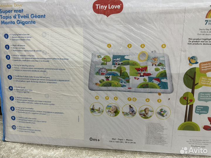 Детский развивающийся коврик Tiny Love игрушка