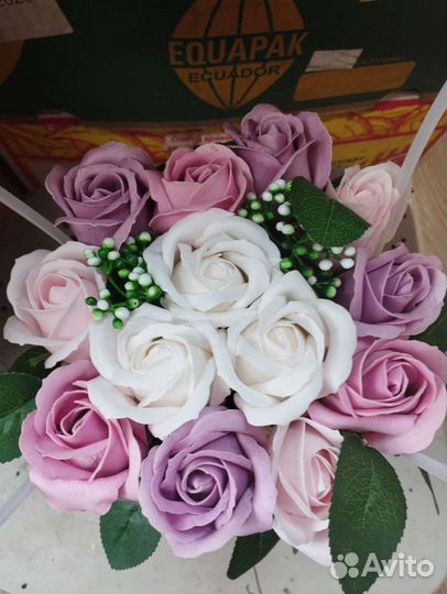 Букет из мыла