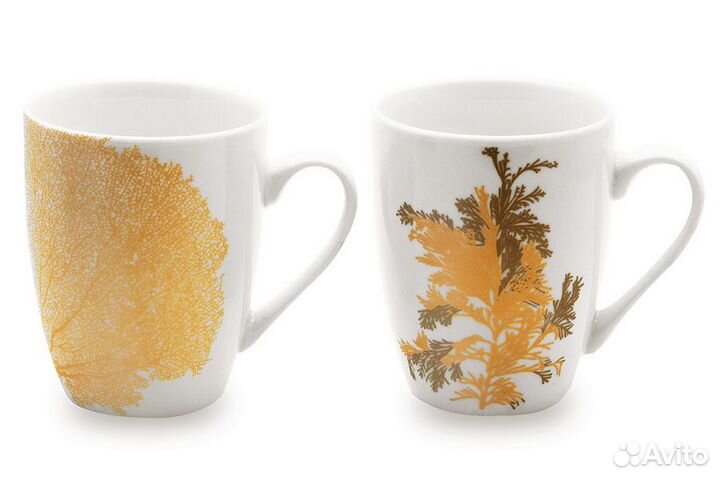 Набор кружек Singapore, белый, Фарфор, 2 шт