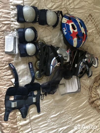 Ролики и защита Fila X one 7