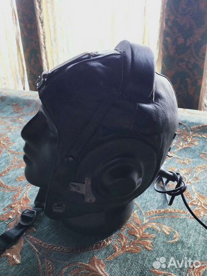 Шлем летный натуральная кожа