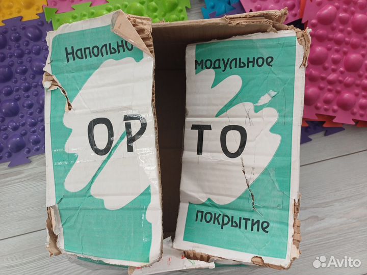 Модульный массажный коврик детский