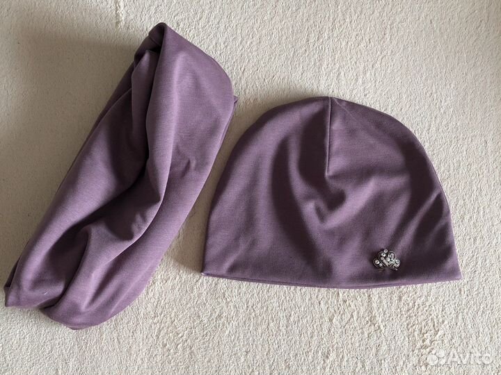 Шапка и снуд для девочки