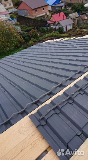 Металлочерепица графит