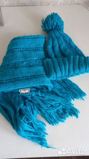 Зимний комплект шапка и шарф