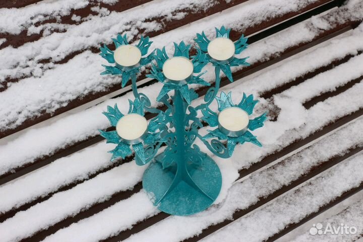 Подсвечники ручной работы из металла