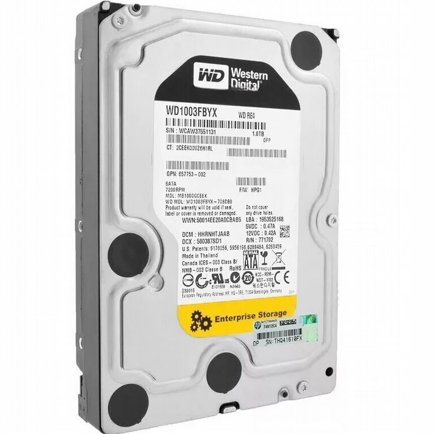 [815658-001] Жесткий Диск Hp 1tb Sata3 3,5" Hdd 815658-001