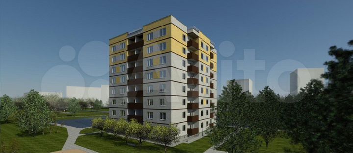 2-к. квартира, 47,9 м², 3/9 эт.