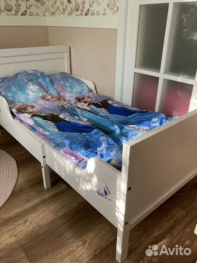 Детская раздвижная кровать Икеа Сундвик