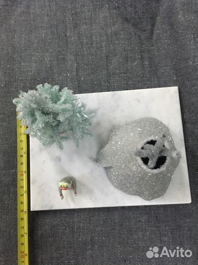 Северная композиция из камня и каменной крошки