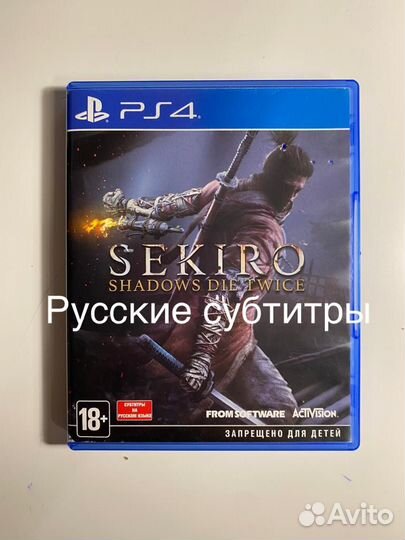 Sekiro Shadows Die Twice PS4 Русские субтитры