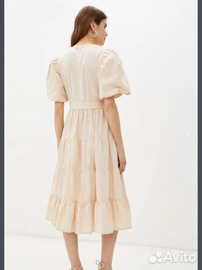 Хлопковое платье Zara S