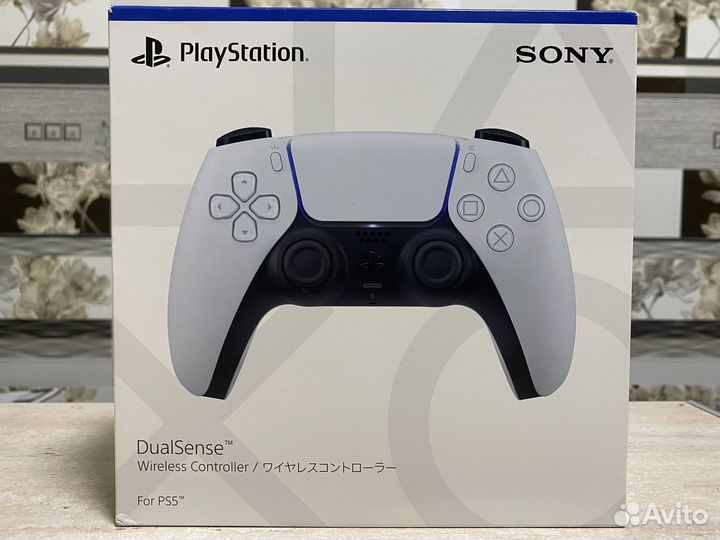 Геймпад Sony Dualsense (Белый, Новый) для Sony PS5