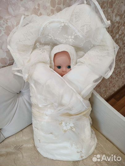 Комплект на выписку для девочки весна