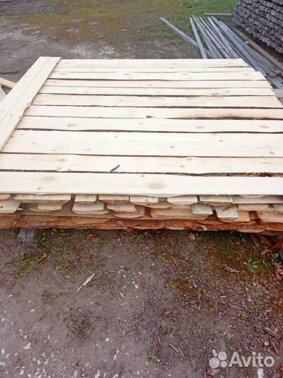 Заборная доска обрезная,необрезная