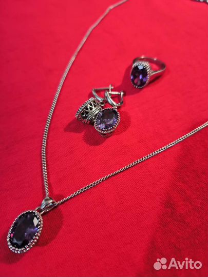 Серебряный комплект