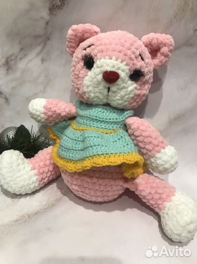 Вязаная кошечка