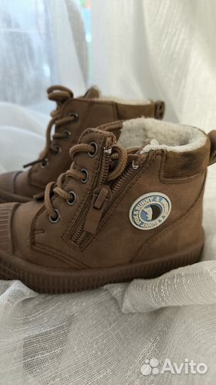 Ботинки демисезонные 23 размер Син