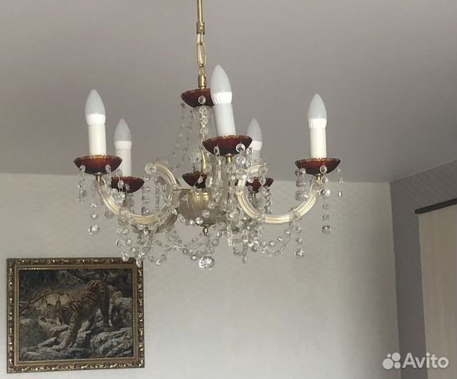 Люстра хрустальная