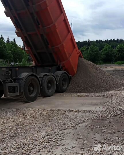 Щебень гравийный с доставкой