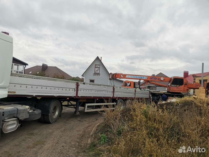 Грузоперевозки до 20 тонн и кран 25т