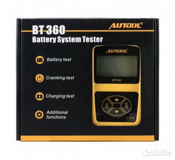 Тестер аккумулятора autool BT360