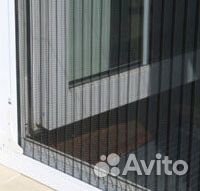 Москитные сетки плиссе на окна и двери