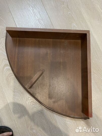 Угловая подставка под монитор цвета venge