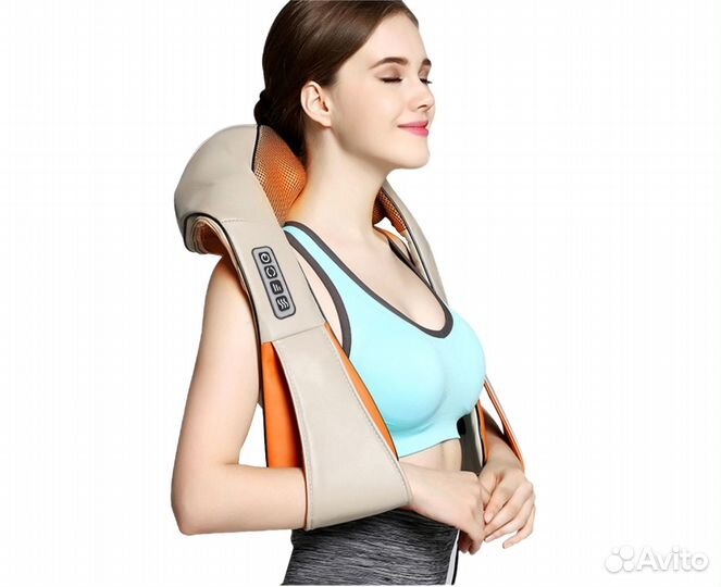 Массажер для спины шеи тела / Подушка массажная