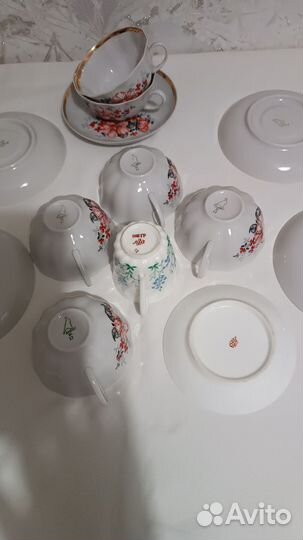 Чашка с блюдцем лфз СССР