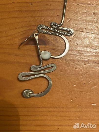 Серьги серебро 925