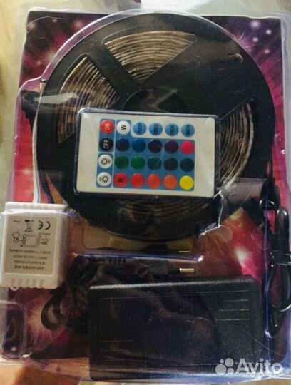 Светодиодная лента rgb 5 метров