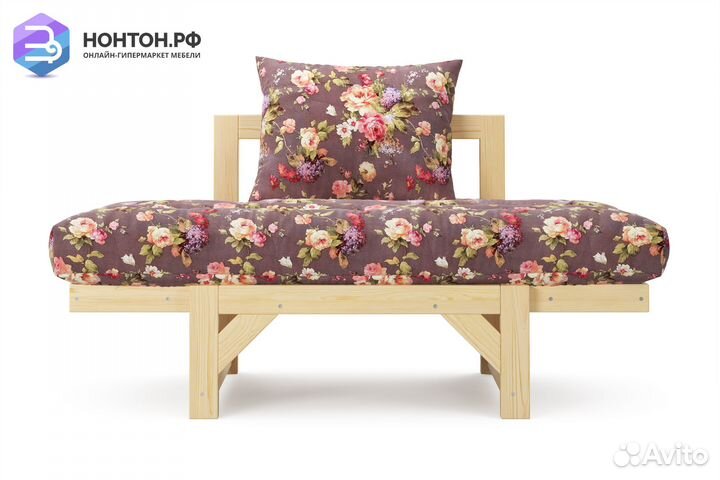 Кресло Амбер бордовое