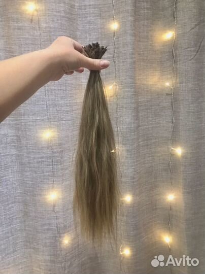 Волосы для наращивания, 196 прядей, 40 см