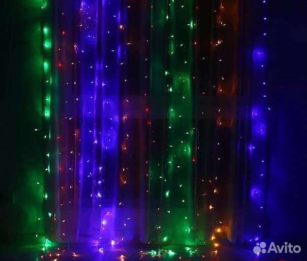 Гирлянда штора