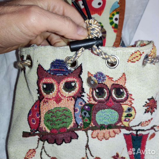 Рюкзак детский Совы гобелен