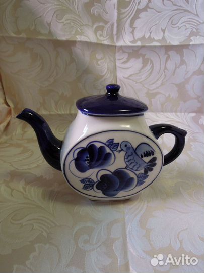 Гжель Чайник заварной малый