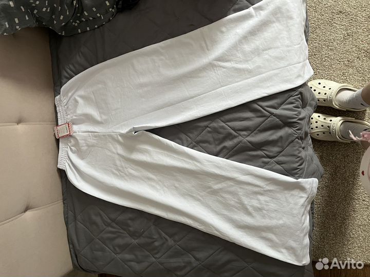 Белые штаны без начёса