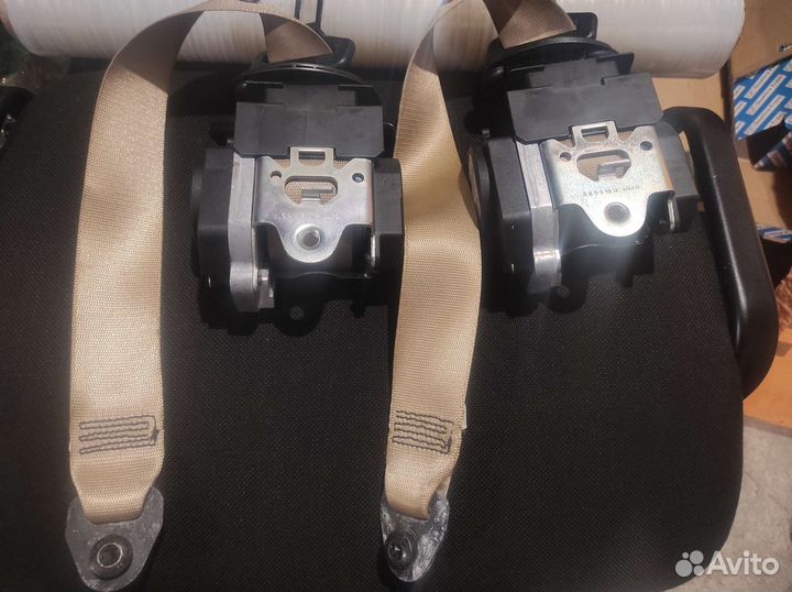 Передний ремень BMW E65 E66 бежевый