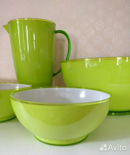 Набор летней посуды пластик