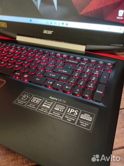 Игровой Acer i5-7300 / 16 RAM / GTX1050 / 1128 SSD