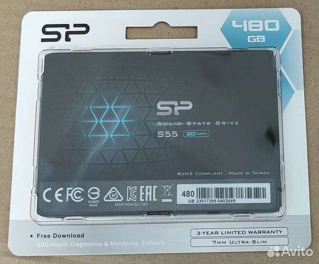 Новые SSD m2 и SATA 500gb Crucial\Adata\HP\SP