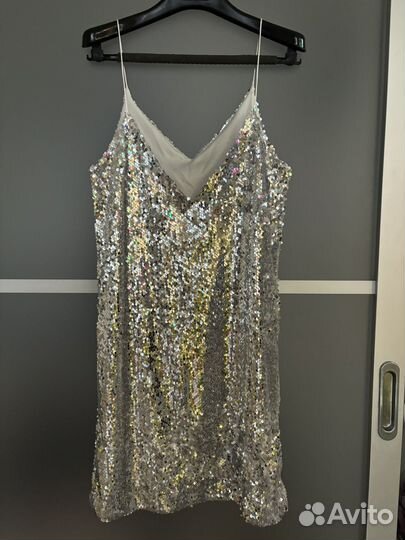 Платье вечернее в пайетках 44