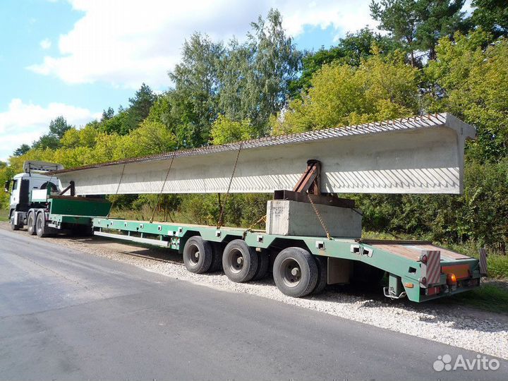 Услуги по перевозке негабаритных грузов тралом