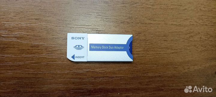 Sony memory stick duo карта памяти + адаптер